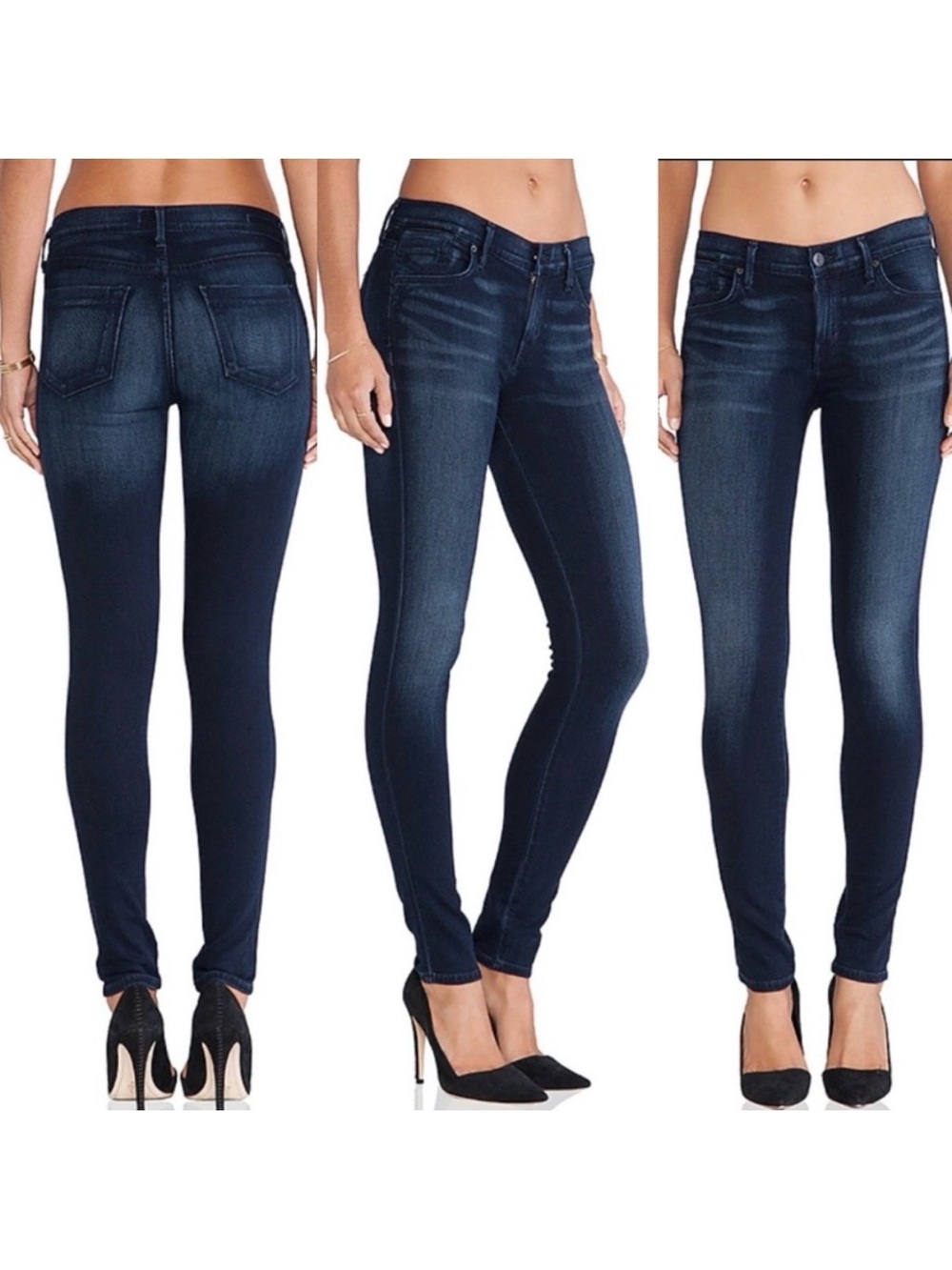 AGOLDE Colette Skinny Distressed Jeans: Medium Wash
